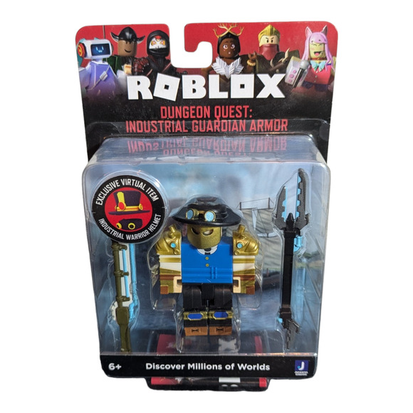 Roblox - Dungeon Quest - Industrial Guardian Armor Warrior - New - Picture 1 of 6